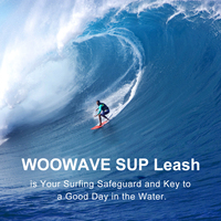 WOOWAVE Sup Paddle Board Surf Leg Rope Laisses de surf OEM Surf Leash Corde de cheville enroulée