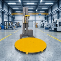 Machine d'emballage de palettes pré-étirées à économie d'énergie, équipement d'emballage automatique sous film