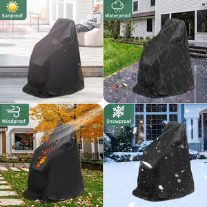 Funda para Silla de Ruedas Eléctrica OEM con Cierre y Cordón Ajustable, 420D Oxford Impermeable, Protege Contra Lluvia, Viento, Polvo, Sol y Rayos UV - Product Image 6