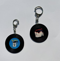 2026 cadeau personnalisé en gros Qr Code Logo porte-clés porte-clés musique Kpop Album personnalisé Mini Nfc cd porte-clés