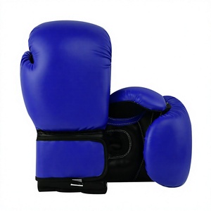 ถุงมือชกมวยหนังแท้ แบบติดตีนตุ๊กแก ป้องกันแรงกระแทก ระบายอากาศได้ดี - Product Image 3