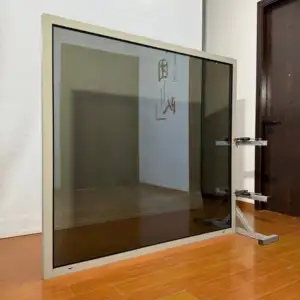 aluminium-festfenster laminiertes glas französisches fenster wärmedämmung, wasserabweisend