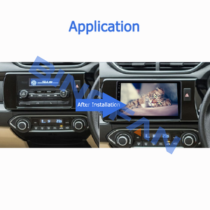 Navigation GPS de voiture à écran tactile complet avec <span class=keywords><strong>cam</strong></span>éra inversée <span class=keywords><strong>Android</strong></span> 10 autoradio pour Honda AMAZE 2014-2017 - Product Image 4