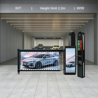 Barrière de stationnement intelligente autonome tout-en-un avec système LPR pour les zones de stationnement des entrepôts logistiques