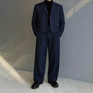 Trajes <span class=keywords><strong>de</strong></span> Hombre <span class=keywords><strong>de</strong></span> Lujo <span class=keywords><strong>de</strong></span> Dos Piezas con Chaqueta y Pantalones Cortos, Conjuntos Completos para Fiestas Nocturnas, Ropa Masculina, Disfraz para Hombre - Product Image 1