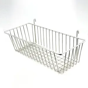 custom-made High-quality 304/316 stainless steel wire mesh storage basket /Hanging storage basket with hook