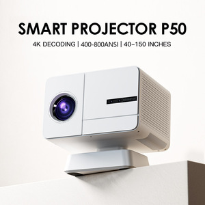P50 Máy Chiếu Thông Minh Ngoài Trời Android 11 2GB Allwinner H713 WiFi Hai Băng Tần BT50 Mini Beamer Di Động Cho Rạp Phim và Du - Product Image 2