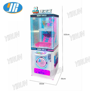 YIRUN nouveau Style Mini porte-bonheur maître griffe Machine monnayeur enfants Arcade jouets collations cadeau vente anglais grue jeu prix Clip - Product Image 2