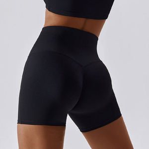 Bum Biker Pantalones cortos de Yoga de cintura alta Medias de gimnasio para mujer Pantalones cortos de entrenamiento cortos de alta calidad Deportes de yoga para mujer Pantalones cortos de fitness - Product Image 6
