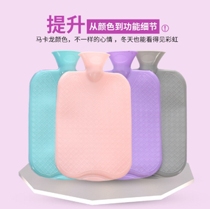 Bouillotte en PVC épaissi remplie d'eau, antichoc, sans odeur, bouillotte pour le ventre, chauffe-mains pour femmes - Product Image 5