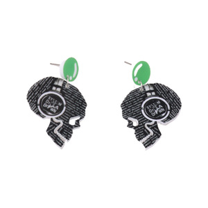 Boucles d'oreilles vintage en acier inoxydable de forme cloche, entièrement gérées, neuves, écologiques, en quartz - Bijoux de la marque SYSTEM of a Down - Product Image 6