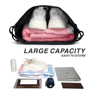 Tùy Chỉnh Bán Buôn Không Thấm Nước Dây Kéo Ba Lô Vẽ Phòng Tập Thể Dục Chuỗi Túi Cho Ngoài Trời Giản Dị Dây Kéo Túi Ba Lô - Product Image 4