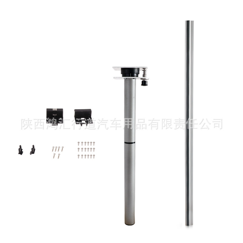 A set of table legs and slide bars