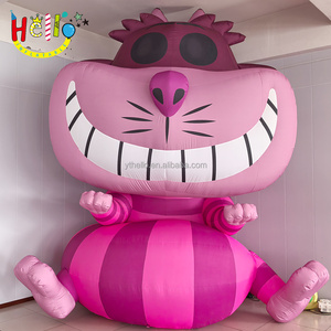 Alice Wonderland Party Decoración Rosa Inflable <span class=keywords><strong>Cheshire</strong></span> Cat - Product Image 4