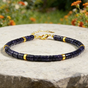 2026 Natural Amethyst Purple Green Crystal Gemstone Beaded <b>Bracelet</b> Trendy Adjustable Healing <b>Anxiety</b> Relief Inner Peace - Product Image 4