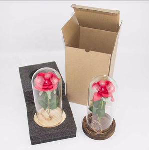 Cadeaux de <span class=keywords><strong>la</strong></span> Saint-Valentin en gros, roses éternelles conservées dans un dôme en verre - Product Image 2