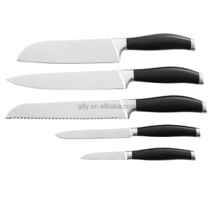 Ensemble <span class=keywords><strong>de</strong></span> 6 couteaux <span class=keywords><strong>de</strong></span> <span class=keywords><strong>cuisine</strong></span> forgés <span class=keywords><strong>de</strong></span> grande <span class=keywords><strong>marque</strong></span> Bloc d'acacia 5Cr15mov Lames Poignées en acier inoxydable Écologique pour cadeau <span class=keywords><strong>de</strong></span> <span class=keywords><strong>cuisine</strong></span> - Product Image 3