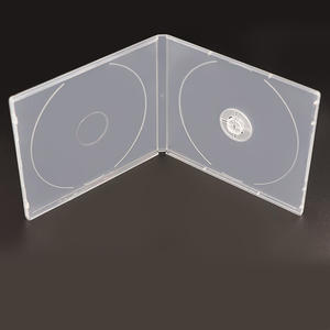Estuches Transparentes para CD WEISHENG, Embalaje para Medios en Blanco, Estuche Delgado de Polipropileno de 5 mm con Película Protectora para Almacenamiento de CD, DVD y <span class=keywords><strong>Blu</strong></span>-<span class=keywords><strong>ray</strong></span> - Product Image 1