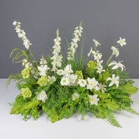 X-238 Guirlande florale artificielle murale ou centre de table autonome pour mariage, événement, toile de fond, scène, fête, décoration intérieure