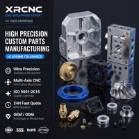 Pièces en acier, titane et aluminium usinées CNC 5 axes de précision personnalisées et anodisées