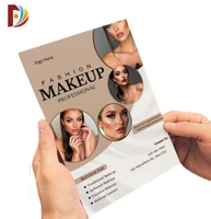 Flyers/Brochures imprimés offset sur papier d'art A6 sur mesure, gaufrage, couleur CMYK, pliage, reliure pour