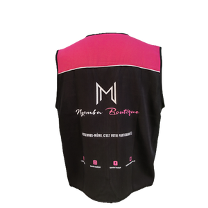 Gilet da uomo ad alta quantità di abbigliamento di sicurezza Multi-tasca in cotone poliestere con immagine più grande per la condivisione di confronto - Product Image 2