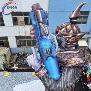Guerrier monstre gonflable debout de 10 mètres pour décorations d'événement dessin animé et écran gonflables géants - Product Image 3