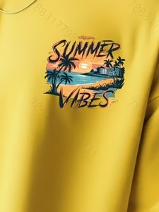 T-shirts à motifs pour hommes, style été, vêtements polyvalents à manches courtes, personnalisables.F10 - Product Image 4