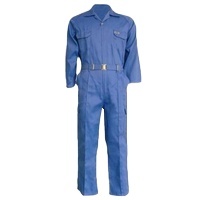 Work <strong>Overalls</strong> Reflective Strips Cotton Poly Coverall <strong>Waterproof</strong> Oil Resistant Flame Retardant Factory Farm Safety Work Uniform - Product Image 4