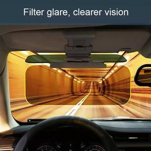 Pare-<span class=keywords><strong>soleil</strong></span> de voiture double usage jour et nuit avec miroir anti-éblouissement et bouton de commande pour conducteur - Product Image 6