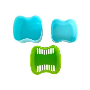 Boîte de rangement pour prothèses dentaires à double couche avec filtre, pour usage domestique, rose, violet, cyan, vert - Product Image 4