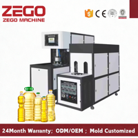 Machine de soufflage de bouteilles en plastique jetables ZG-500 de bonne qualité pour l'eau minérale et l'huile, machine manuelle de fabrication de bouteilles