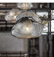 Suspension moderne et épurée à tête unique pour hôtel et cuisine, style nuage, luminaires suspendus, lustres