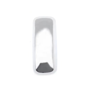Chrome <b>Door</b> <b>Mirror</b> Cover for Kenworth T660 T600 T800 LH&RH Side - Product Image 2