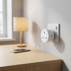 Enchufe Inteligente SIXWGH Matter 16A Tipo G para Reino Unido, Enchufe Wi-Fi Tuya Smart Life con Monitor de Energía, Control por Voz con Alexa, Google <span class=keywords><strong>SmartThings</strong></span> y Control Remoto - Product Image 5