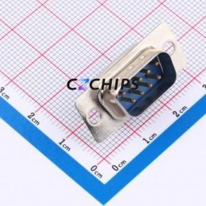 D-DB0009PM-A000 D-Sub/VGA <b>Connector</b> <b>Connector</b> ( <b>Connector</b> Type: Standard D-Sub )( Gender: Male )( Total Number of PINs: 9P ) - Product Image 1