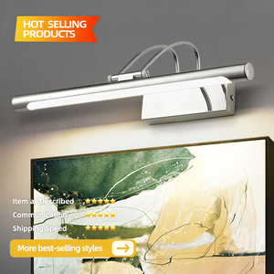 Modern Picture Lightup LED Mirror <b>Wall</b> Lamp With <b>Chrome</b> IP44 Rated 3000K-6000K Color Temp 50000 Hours Lifespan - Product Image 2