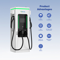 Chargeur EV DC-DC à énergie solaire 80KW 120KW 160KW, chargeur rapide DC haute puissance à double pistolet