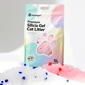 Litière pour chat en gel de silice cristallin, vente en gros 2025, déodorant en granulés sans poussière, taux d'absorption d'eau élevé, sans agglomération - Product Image 1