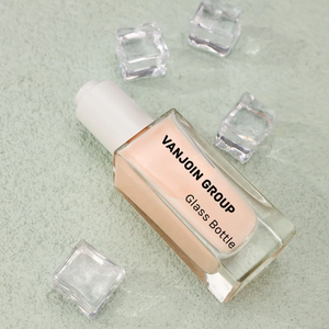 Ensemble de flacons en verre bleu rose <span class=keywords><strong>dégradé</strong></span> de luxe, flacon pompe <span class=keywords><strong>carré</strong></span> pour cosmétiques, 30 ml, 50 ml, 100 ml, flacon vide pour sérum, lotion, spray, vente en gros - Product Image 6