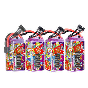 GNB 6S 22.8V Lipo 배터리 1100mAh 1300mAh <span class=keywords><strong>1500mAh</strong></span> 1850mAh 120C/240C (XT60 플러그 포함) 드론 FPV 쿼드콥터 헬리콥터 비행기 - Product Image 1