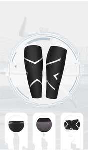 Medias de Compresión Antideslizantes, Protección Deportiva, Absorción de Impactos, Mangas <span class=keywords><strong>para</strong></span> Pantorrillas, Calcetines, Protector de Espinilla - Product Image 3