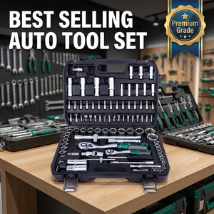 Ensemble complet d'outils de service moteur 94 pièces en acier résistant à l'usure, clé à cliquet et embouts de tournevis pour atelier de réparation commercial - Product Image 5