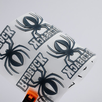 Service OEM de logo personnalisé acceptable, accessoires vestimentaires, patchs de luxe en PVC Spider Punk