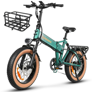 European Warehouse 20 pouces adulte pliant EBike 48V vélo avec 4.0 gros pneu batterie intégrée électrique pliable E-cycle - Product Image 4