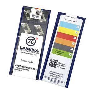 APGT1604 Insert de fraisage PDER-ALU outils de coupe Inserts en carbure de tungstène - Product Image 1