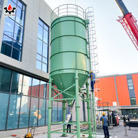 La fabrication fournit directement des machines de construction meilleure vente prix de silo de ciment de 100 tonnes 200 tonnes, silo de stockage de ciment