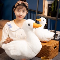 Peluche de Simulation de Canard Blanc Mignon et Doux pour Bébé Poupée Confort PP Coton Maille en Nylon Personnalisable OEM ODM Caneton Animal en Peluche