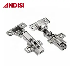 High quality 35mm cup Iron cupboard metal clip on type hydraulic kitchen cabinet soft close hinges