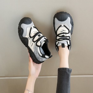 Women's <b>Shoes</b> Summer Mesh Solid Ugly-Cute Elevator Sneakers 2025 New Style Thick-Soled <b>Height</b>-<b>increasing</b> Breathable Trendy - Product Image 3